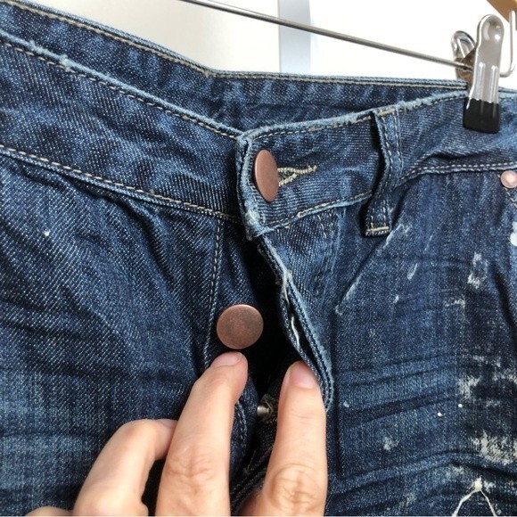 One Teaspoon Mens Jeans 32 R RELAXED TAPERED COWBOY MR GOLDS Revolve Artsy Dark - Picture 12 of 16